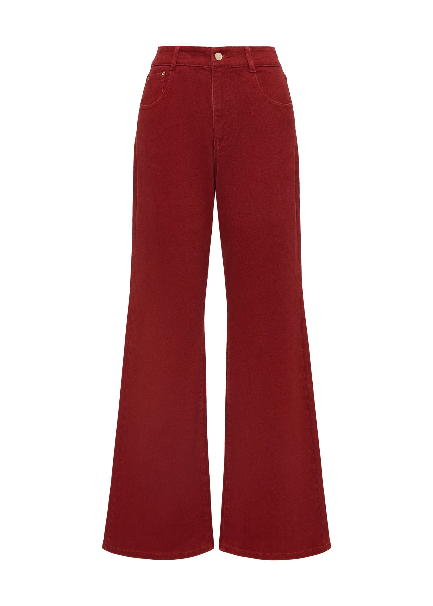 Slim Fit Pants | Red
