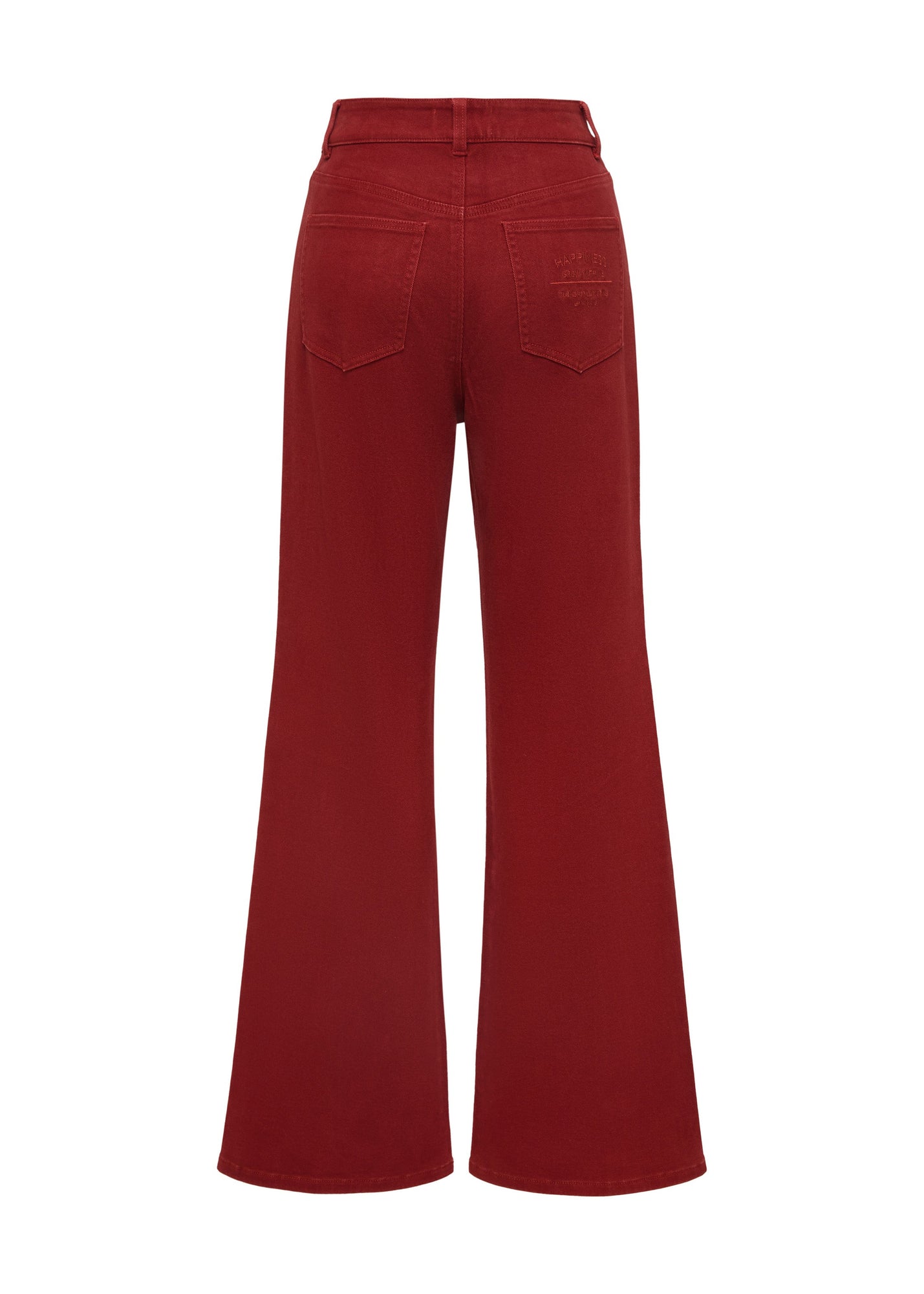 Slim Fit Pants | Red