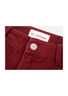 Slim Fit Pants | Red