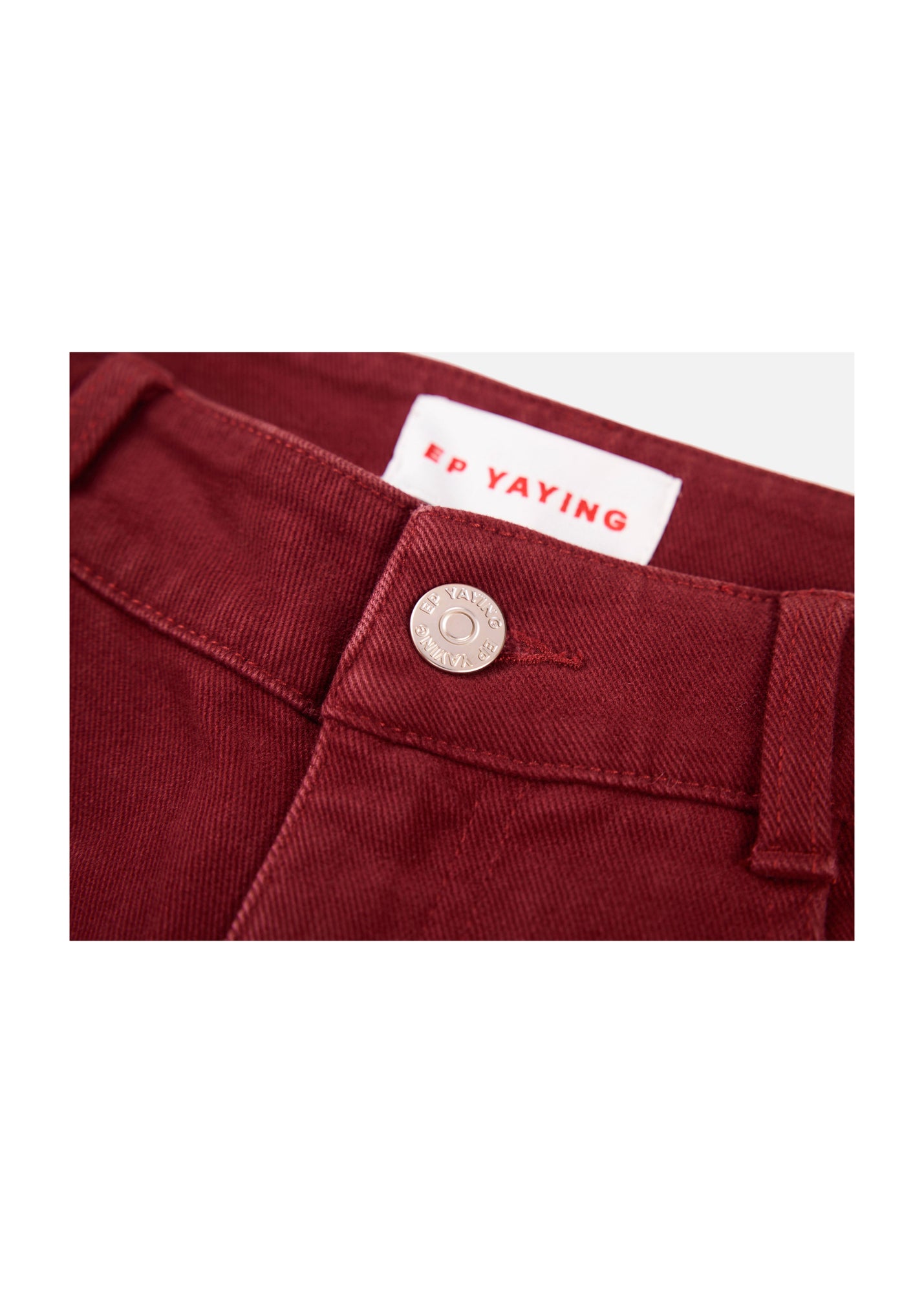 Slim Fit Pants | Red