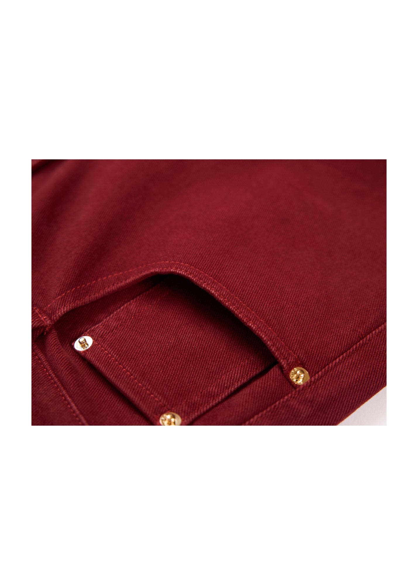 Slim Fit Pants | Red