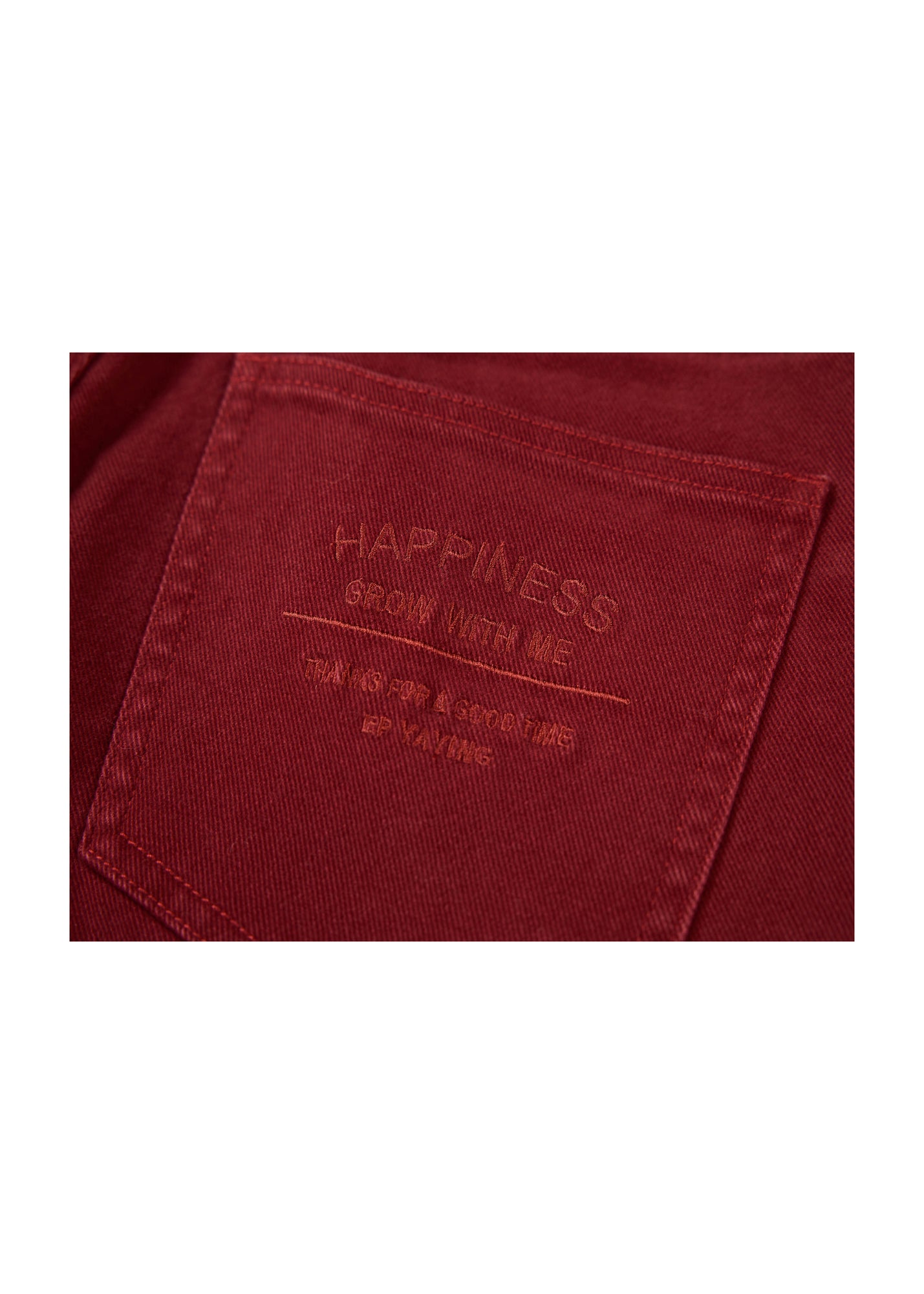 Slim Fit Pants | Red