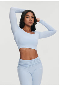 Soft Seamless Lounge Pants | Sky Blue