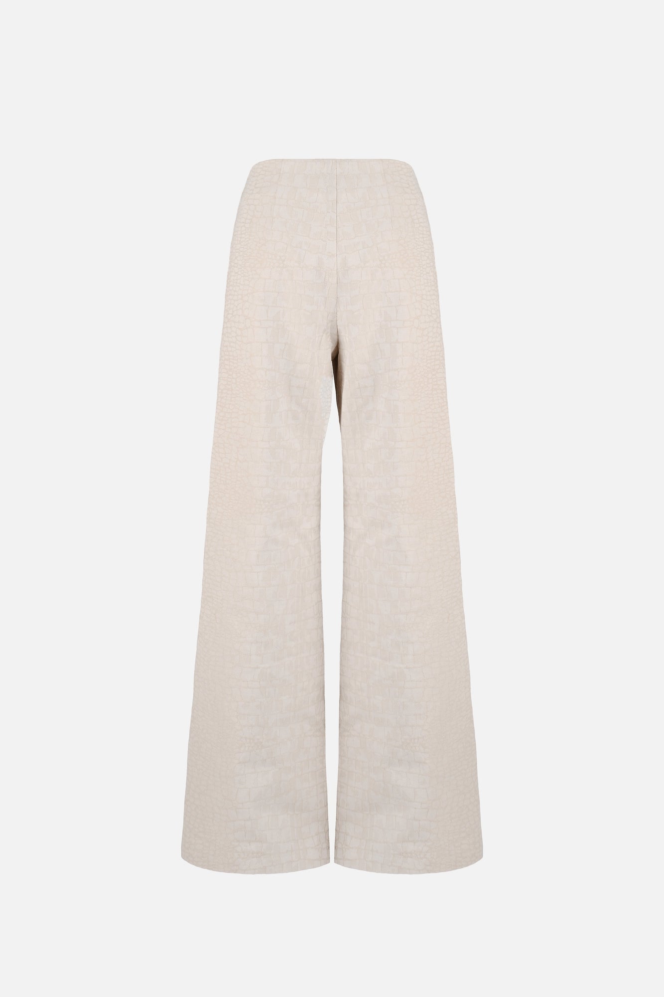 Soli Belted Pant | Snakeskin Jacquard