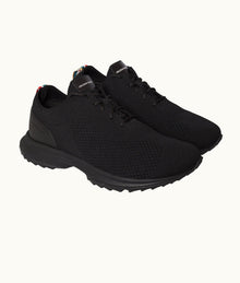 Somerled Ergonomic Knitted Trainers | Black