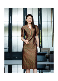 Songjin Dress | Brown