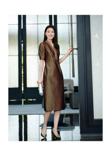 Songjin Dress | Brown