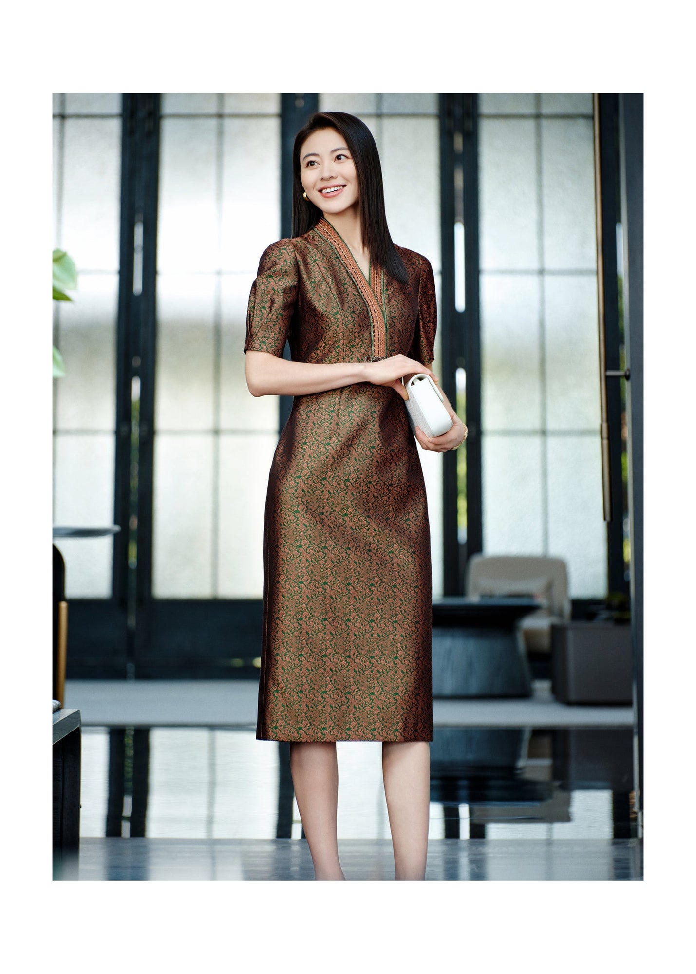 Songjin Dress | Brown