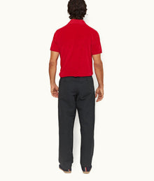 Sonoran Linen Relaxed Fit Cotton-Linen Trousers | Shadow