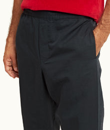Sonoran Linen Relaxed Fit Cotton-Linen Trousers | Shadow