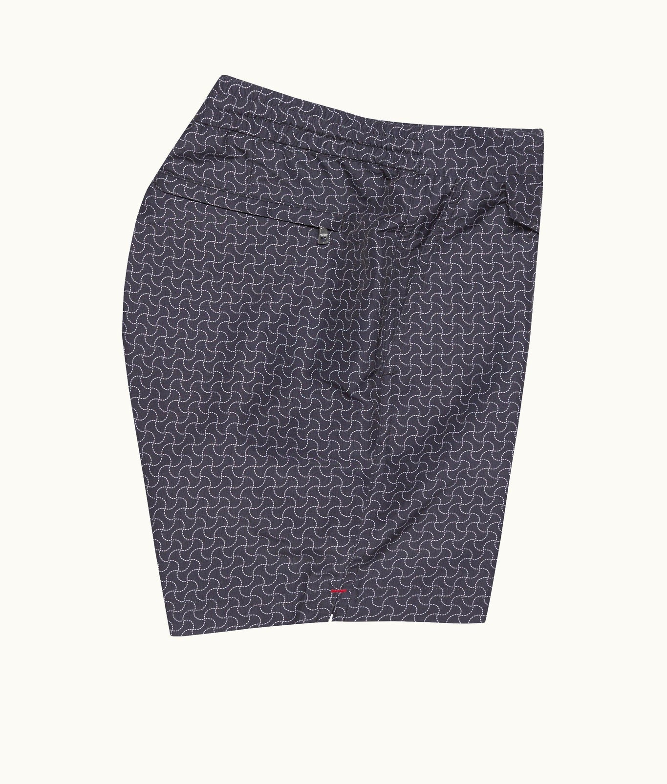 Standard Swen Print Mid-Length Ripstop Drawcord Swim Shorts | Night Iris
