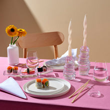 Silhouette Compartment Tray - 3 Sections | Clear Crystal