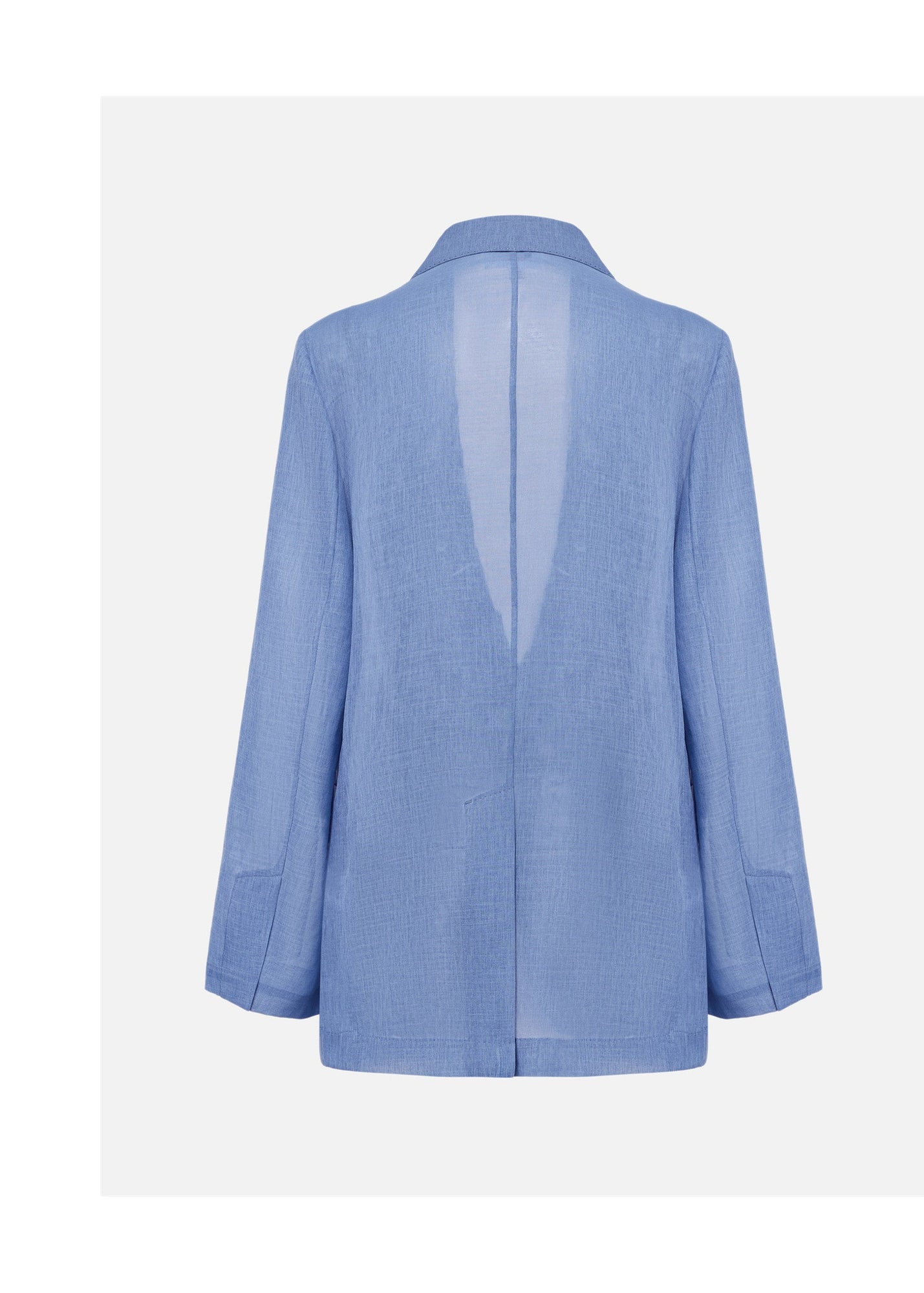 Straight-cut Blazer | Blue