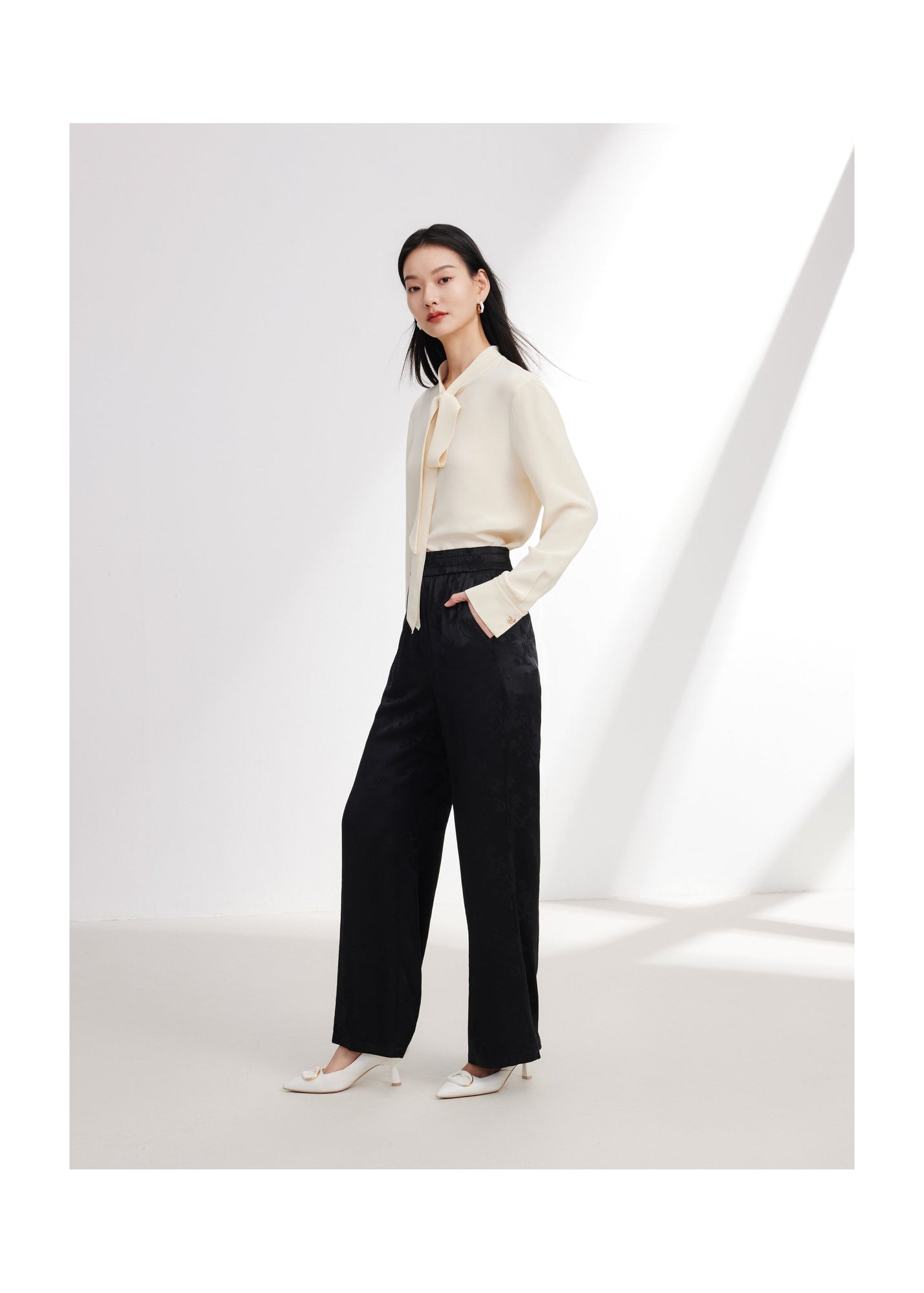 Straight Leg Pant | Black