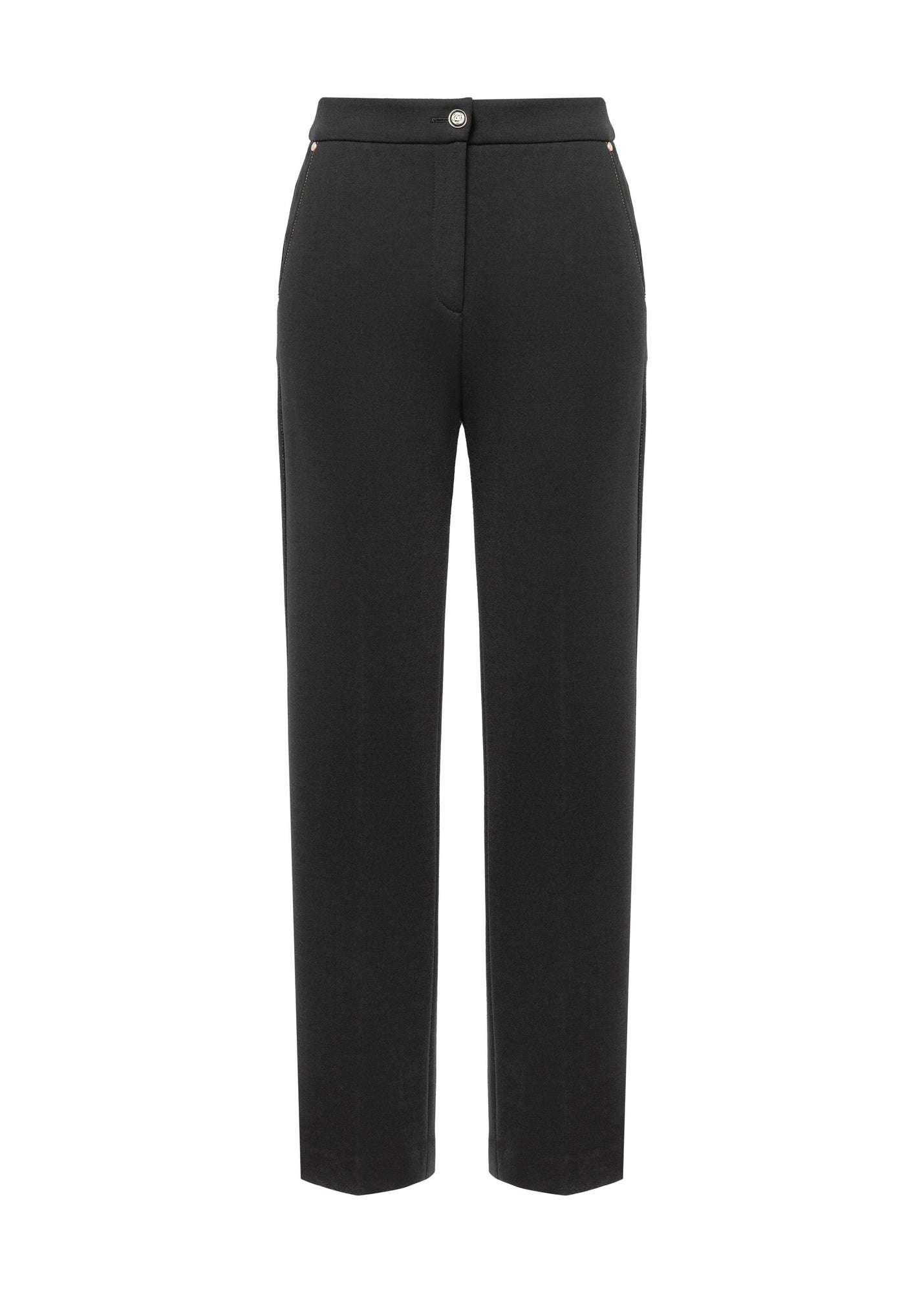 Straight Leg Trouser | Black