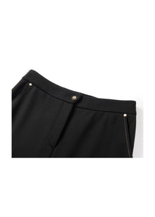 Straight Leg Trouser | Black