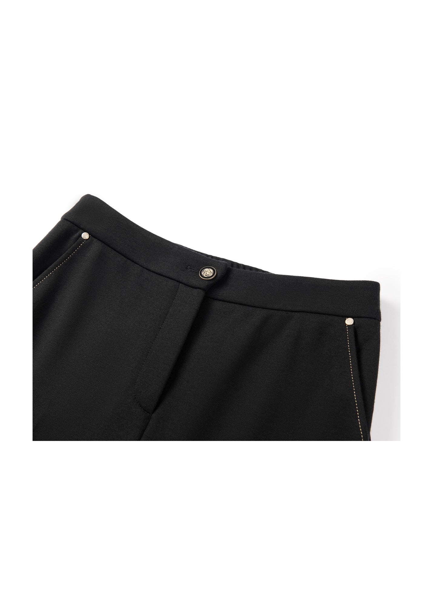 Straight Leg Trouser | Black