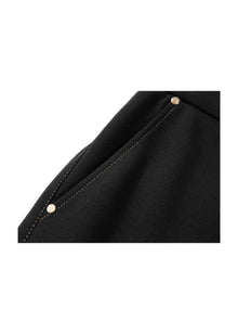 Straight Leg Trouser | Black