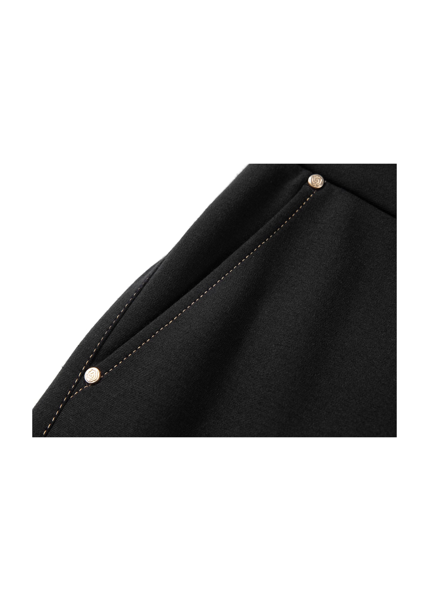 Straight Leg Trouser | Black
