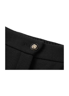 Straight Leg Trouser | Black