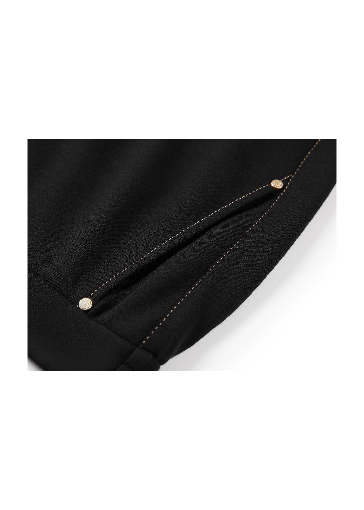 Straight Leg Trouser | Black