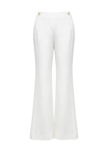 Straight Pants | White