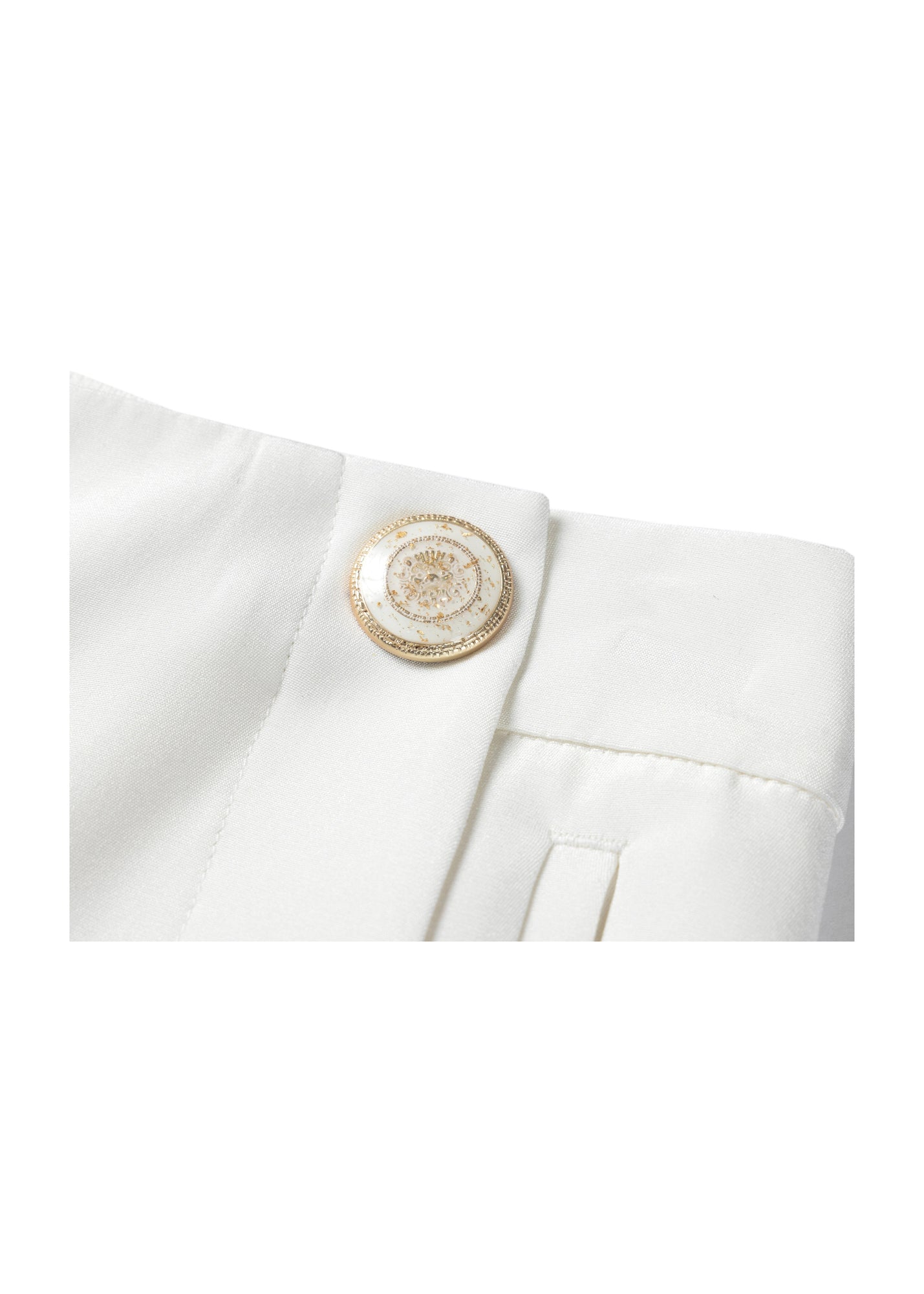 Straight Pants | White