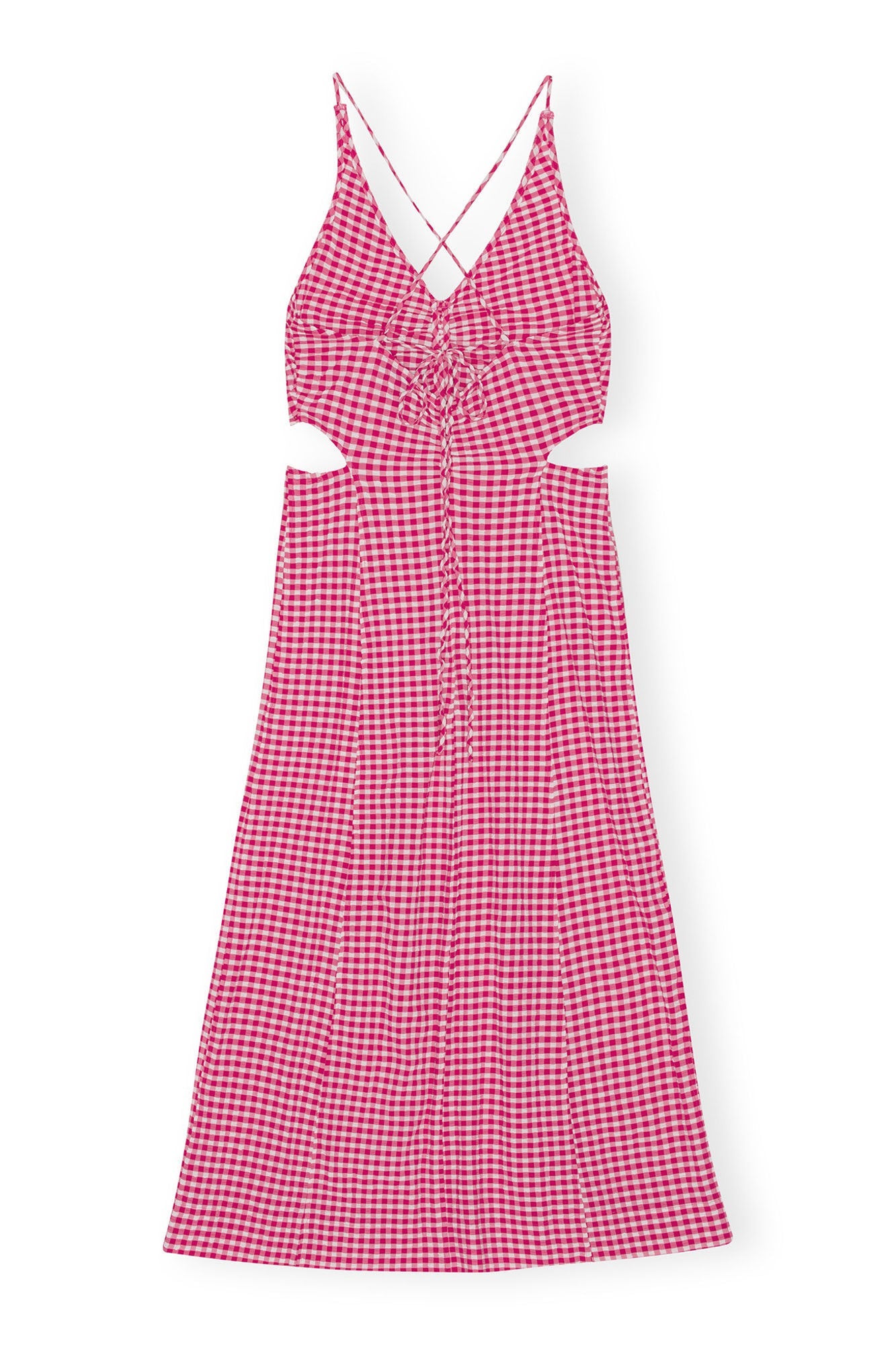 Stretch Seersucker Maxi Dress | Love Potion