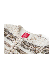 Striped Coat | Beige