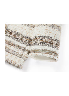 Striped Coat | Beige