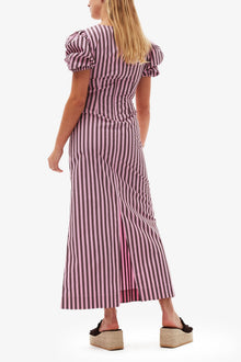 Striped Cotton Cutout Dress | Bonbon