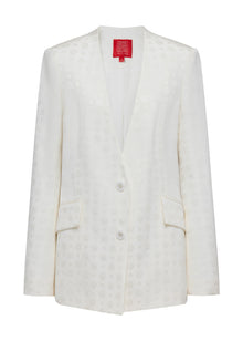 Structured Blazer | White