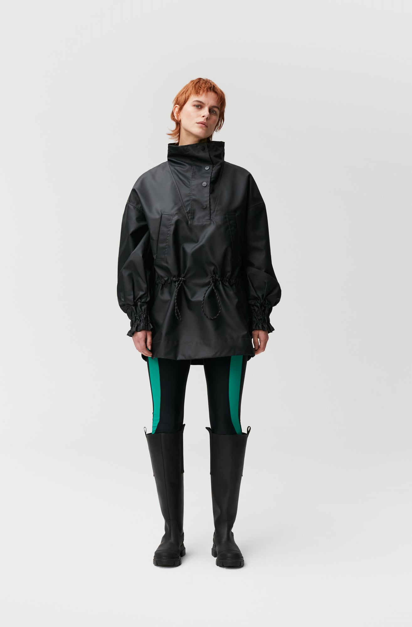 Jersey Tech Jersey Tech Leggings | Black