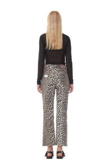 Mesh Long-sleeve Roll Neck Blouse | Black