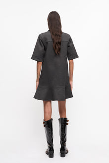 Heavy Fleece Mini Dress | Phantom