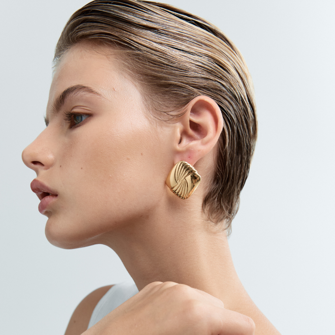 Tabi Earrings | 18K Gold Plated
