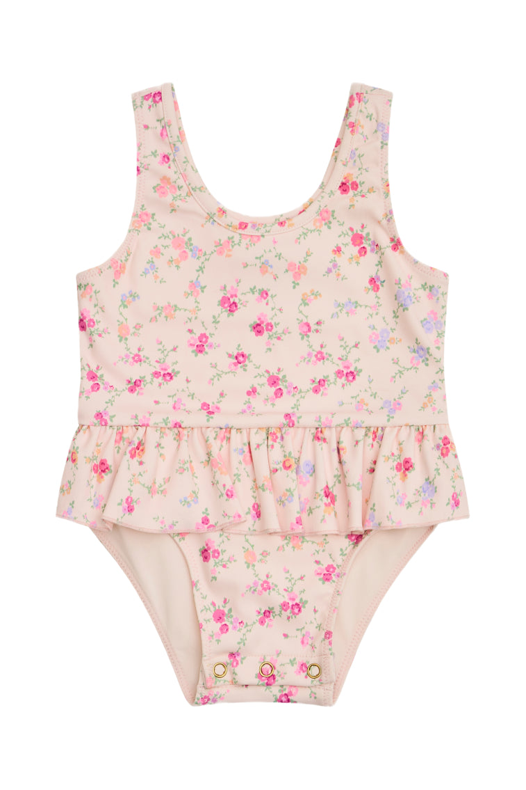 Baby Tamia Floral Ruffle Swimsuit | Confetti Bloom