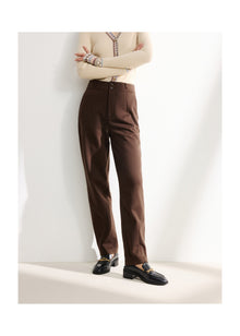 TENCEL Wool Pants | Brown
