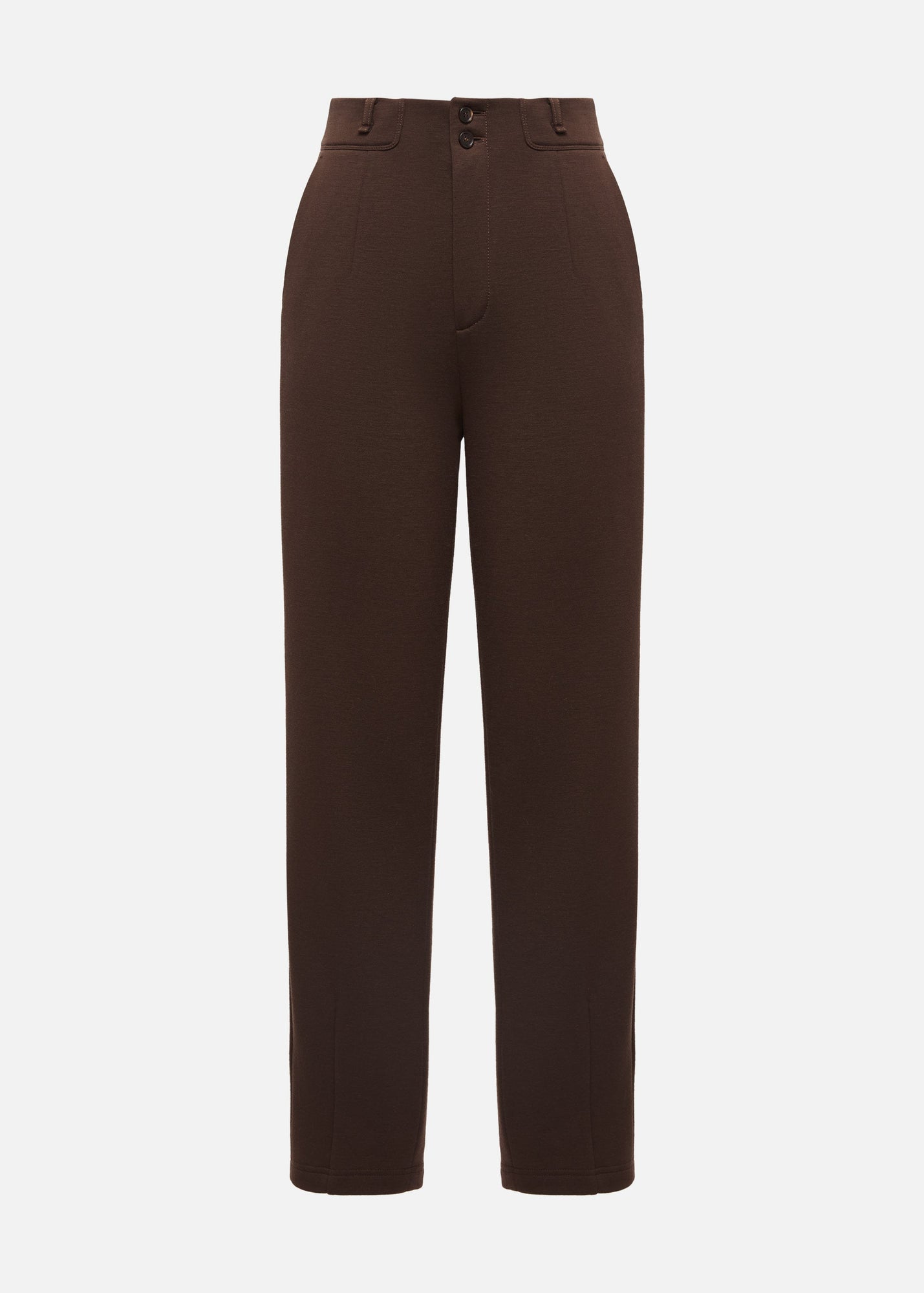 TENCEL Wool Pants | Brown