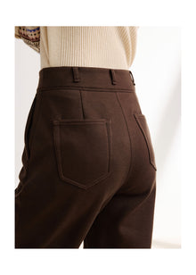 TENCEL Wool Pants | Brown
