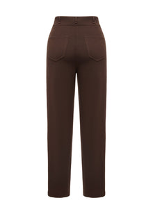 TENCEL Wool Pants | Brown