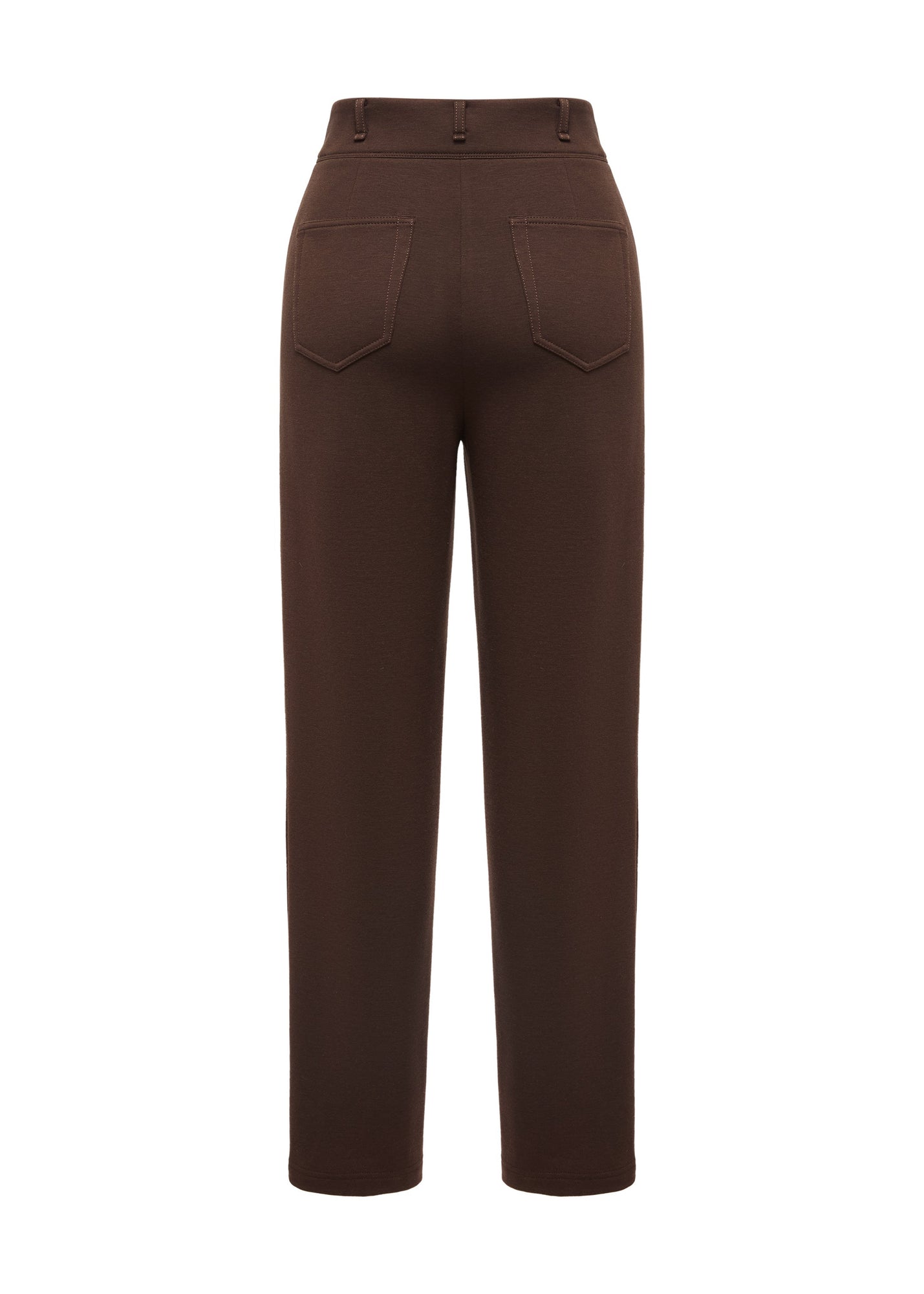 TENCEL Wool Pants | Brown