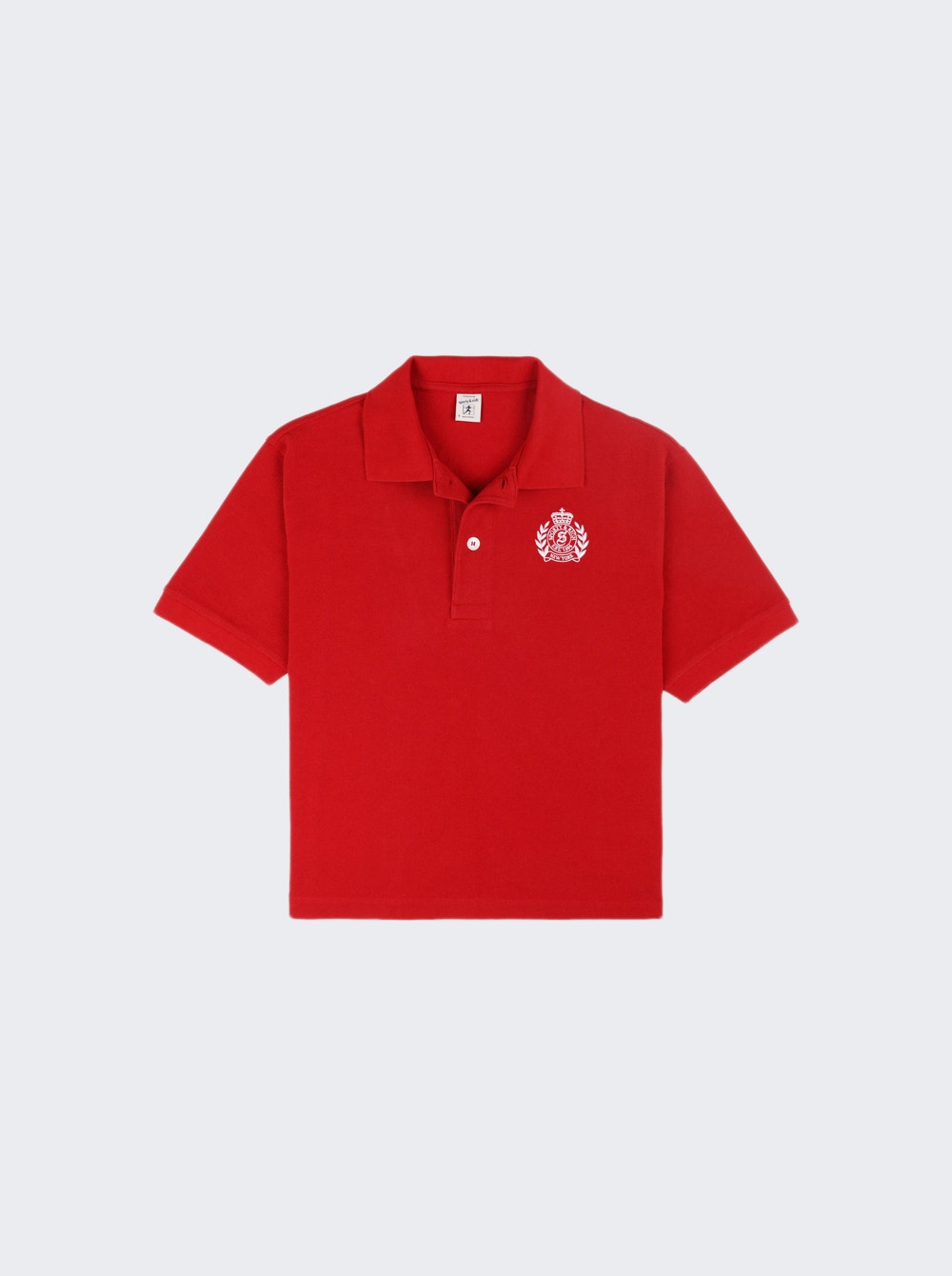 Women | Sporty & Rich | H&w Crest Pique Polo Shirt | Ruby