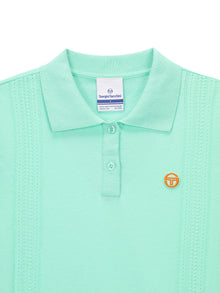 Women | Preppy Knit Polo | Light Mint