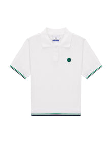 Women | Preppy Knit Polo | Off White