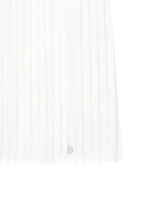 Women | Essential Woven Pleats Skirt | Off White