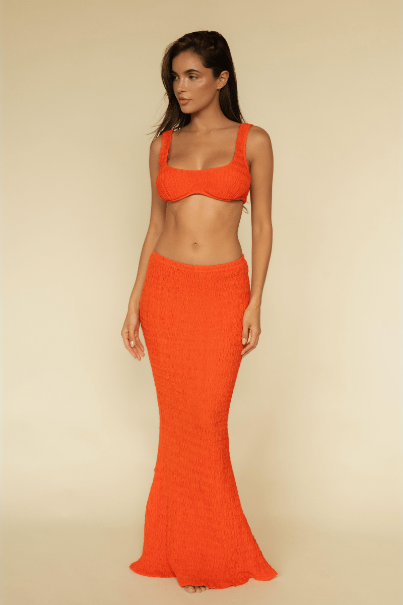 Natalia Skirt | Tangerine