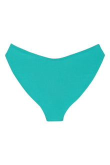 Added Coverage Lulu Zig Zag Stitch Bikini Bottom | Teal
