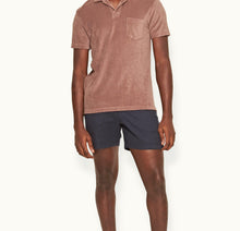 Terry Towelling Organic Cotton Towelling Resort Polo Shirt | Plum Wine