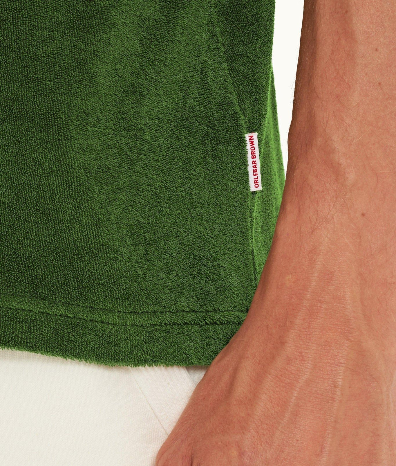 Terry Towelling Tailored Fit Towelling Polo Shirt | Conifer